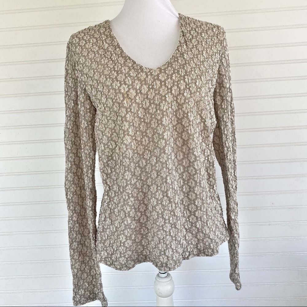 White House Black Market Blouse Size Large